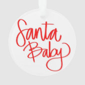 Santa Baby Ornament (achterkant)
