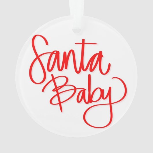 Santa Baby Ornament (achterkant)