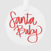 Santa Baby Ornament (voorkant)