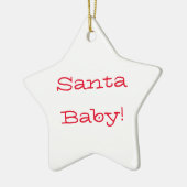 SANTA BABY ORNAMENT VOOR KERSTMIS (Links)