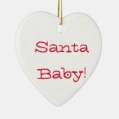 SANTA BABY ORNAMENT VOOR KERSTMIS (Rechts)