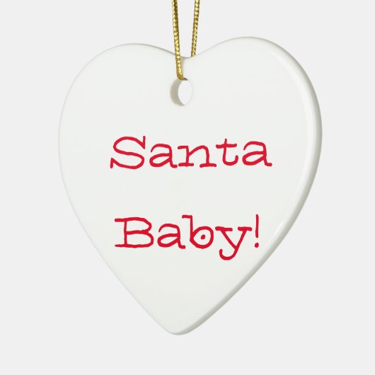 SANTA BABY ORNAMENT VOOR KERSTMIS (Links)