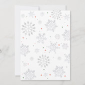 Santa Baby Pet Baby shower Kaart (Achterkant)