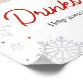 Santa Baby Pet Drinken Poster (Hoek)