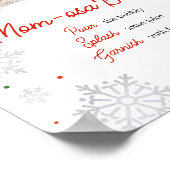 Santa Baby Pet Moeder Osa Bar Poster (Hoek)