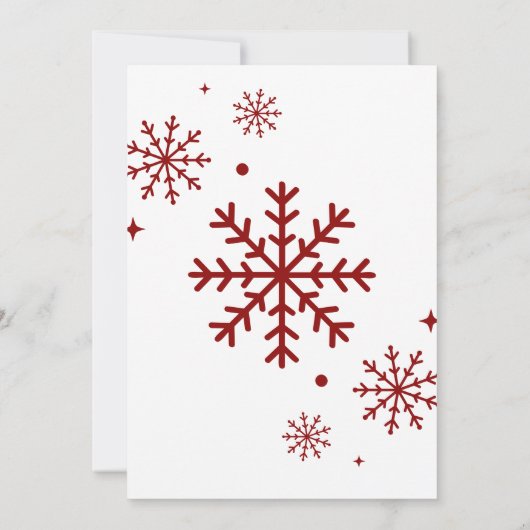 Santa baby Red Christmas baby shower Kaart (Achterkant)