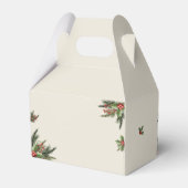 Santa Baby Red Pet Kerst Baby shower Bedankdoosjes (Achterkant)