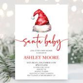 Santa Baby Red Pet Kerst vakantie Baby shower Kaart