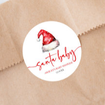 Santa Baby Red Pet Kerst vakantie Baby shower
