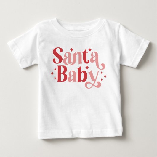 Santa Baby - Retro kersttypografie (Voorkant)