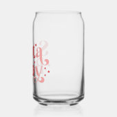 Santa Baby - Retro kersttypografie Blikvorm Glas (Links)