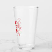 Santa Baby - Retro kersttypografie Glas (Links)