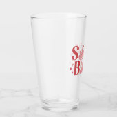 Santa Baby - Retro kersttypografie Glas (Rechts)