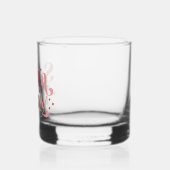 Santa Baby - Retro kersttypografie Whisky Glas (Links)