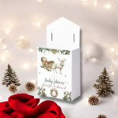 Santa Baby rood groen Baby shower Bedankdoosjes