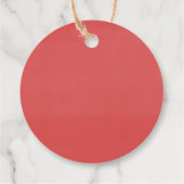 Santa Baby Rustic Winter Greenery baby shower Bedankjes Labels (Achterkant)