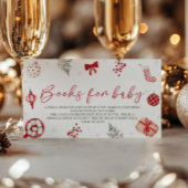 Santa Baby shower Boek Aanvraag Informatiekaartje