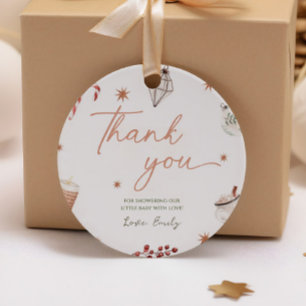 Santa Baby shower Christmas Gift Label