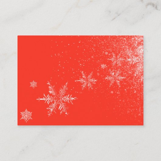 Santa Baby Shower Girl Books for Baby Informatiekaartje (Achterkant)