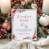 Santa Baby shower het Pacifier Hunt-teken Poster