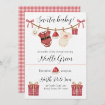 Santa Baby Shower Invitation