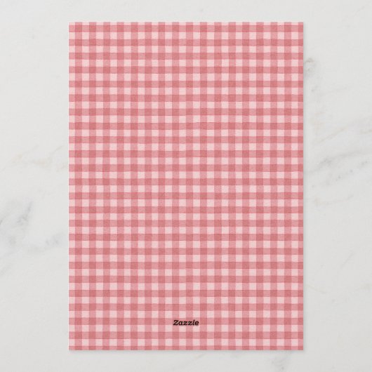 Santa Baby Shower Invitation Kaart (Achterkant)