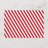 Santa Baby shower Luier Raffle Informatiekaartje (Achterkant)