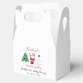 Santa Baby shower Rood Schattige eenvoudig Dank u Bedankdoosjes (Geopend)