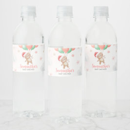 Santa Baby shower Waterfles Etiket