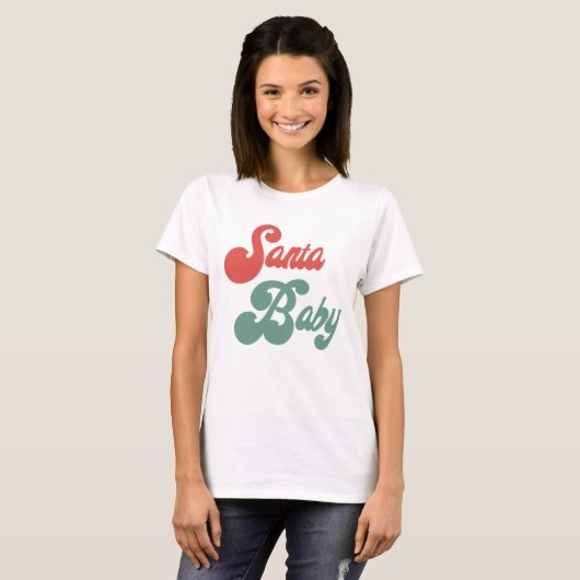 Santa Baby T-shirt (Voorkant volledig)