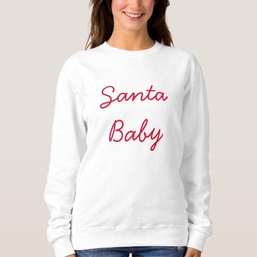 Santa Baby Trui (Voorkant)