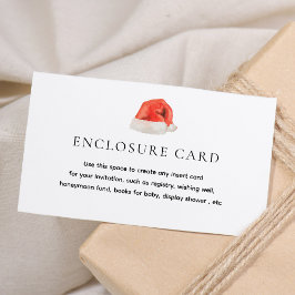 Santa Baby Vakantie Baby Shower Op Maat Informatiekaartje