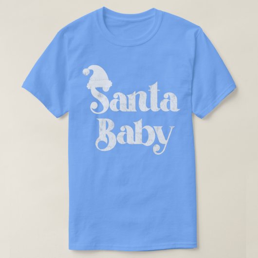 Santa Baby Vintage Kijk T-shirt (Design voorkant)