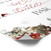 Santa Baby  Warm je op bij de hete chocoladebar  Poster (Hoek)