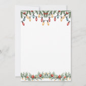 Santa Baby We kunnen nauwelijks wachten op Baby sh Kaart (Achterkant)