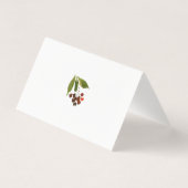 Santa Baby Winter Baby shower Dank u kaart (Achterkant)