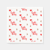 Santa Baby Winter Baby shower Servet (Voorkant)