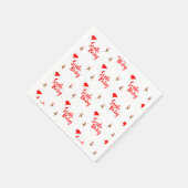 Santa Baby Winter Baby shower Servet (Hoek)