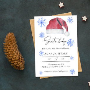 Santa Baby - Winter babyborrel Kaart