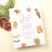Santa Baby Winter Christmas Baby shower Budget