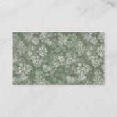 Santa Baby Winter Kerstluier Raffle Informatiekaartje (Achterkant)