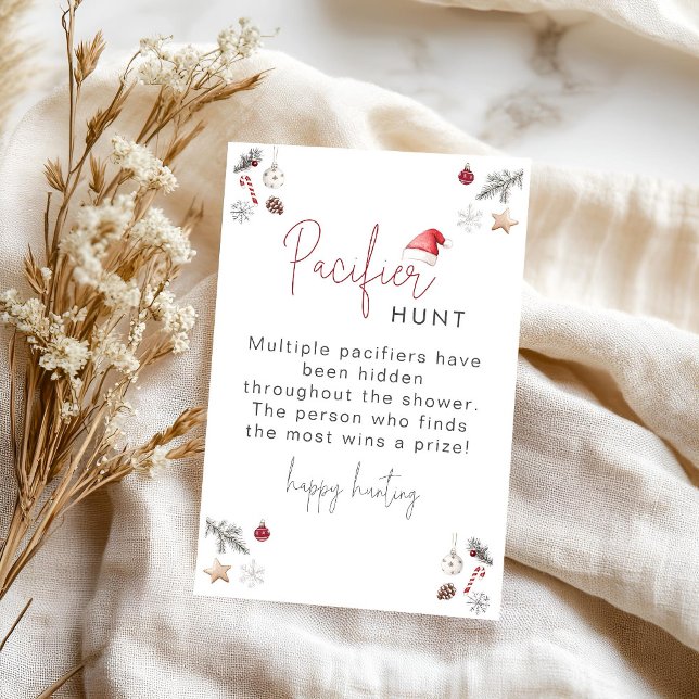 Santa Baby Winter Shower Pacifier Hunt (Creator heeft geüpload)