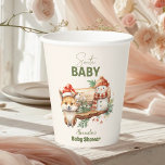 Santa Baby Woodland Winter Christmas Baby shower Papieren Bekers<br><div class="desc">Vier de aankomende komst van je kleintje met onze "Woodland Winter Christmas" Baby shower Paper Cups. Deze charmante bekers combineren de gezellige elegantie van een winterse bosthema met de feestelijke kerstsfeer, waardoor ze een ideale keuze zijn voor uw baby shower. Kenmerken: grillig ontwerp: De bekers hebben een heerlijk winterlandschap in...</div>