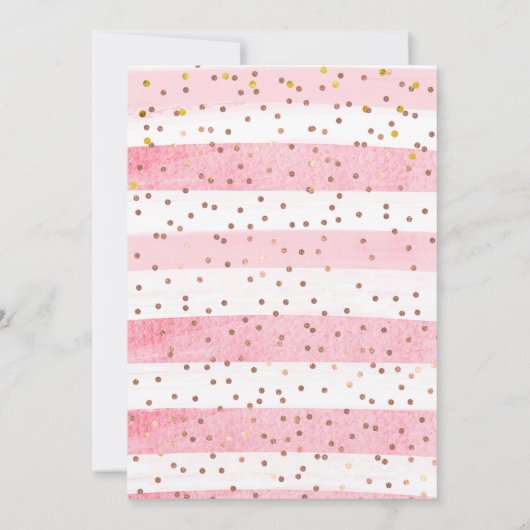 Santa Baby wordt een, meisje verjaardagsfeestje Kaart (Achterkant)