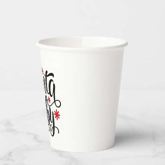 Santa Baby zwangerschapsaankondiging kerstman Papieren Bekers (Links)