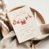 Santa Babykleding Winter Boy Baby shower Kaart