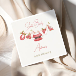 Santa Babykleding Winter Boy Baby shower Servet