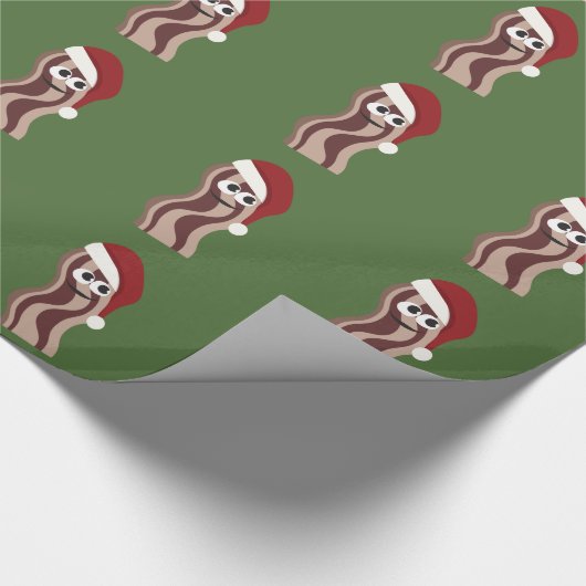 Santa Bacon Cadeaupapier (Hoek)