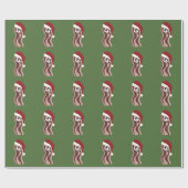 Santa Bacon Cadeaupapier (Vlak)