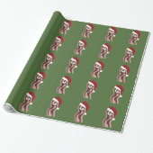 Santa Bacon Cadeaupapier (Uitgerold)